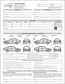 Auto Condition Form with 2 Cars, Style #2