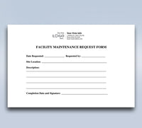 Facility Maintenance Request Form