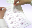 8-1/2x11" Laser cards, 3.5x2" White