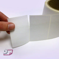 Rectangle Inventory Color Coding Labels - White - 3 x 2