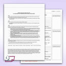Pack of 100 Sets 3 Part Department of Transportation (DOT) Alcohol Testing Form