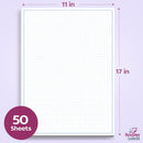 11x17" Quadrille Graph Paper