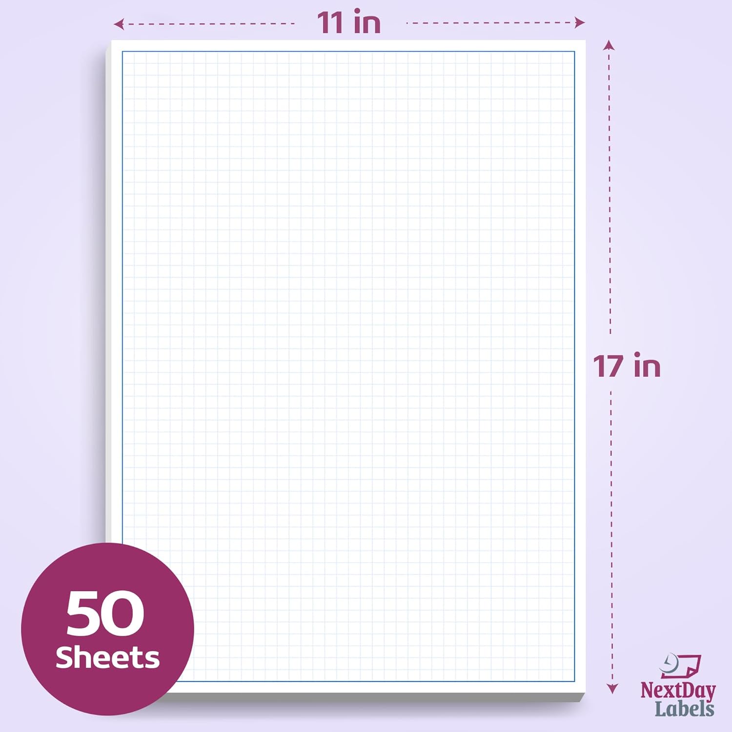 11x17" Quadrille Graph Paper