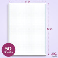 11x17" Quadrille Graph Paper