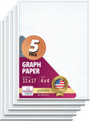 11 x 17" Quadrille Graph Paper Pad