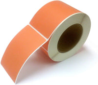 Rectangle Inventory Color Coding Labels - Salmon - 3 x 5
