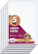 8-1/2 x 14" Quadrille Graph Paper Pad