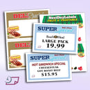 8-1/2 x 11" Laser Postcards, 8.5 x 5.5" White