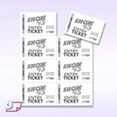 8-1/2 x 11" 125# Tag Extra Heavy Laser Cards, 8 Up, 1 Horizontal & 3 Vertical Perforations, White