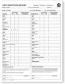 Unit Inspection Report Form 3 part