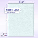 8-1/2 x 11" 65 lb. Parchment Cover Cardstock, Bluestone