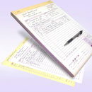 8-1/2 x 11" Carbonless 2 Part Order Forms, Bound Wraparound Cover, White/Canary, 50 Sets per Book.