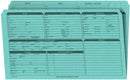 Real Estate Listing Folder, Right Panel List, Legal Size, Blue