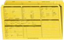 Real Estate Listing Folder, Right Panel List, Legal Size, Yellow