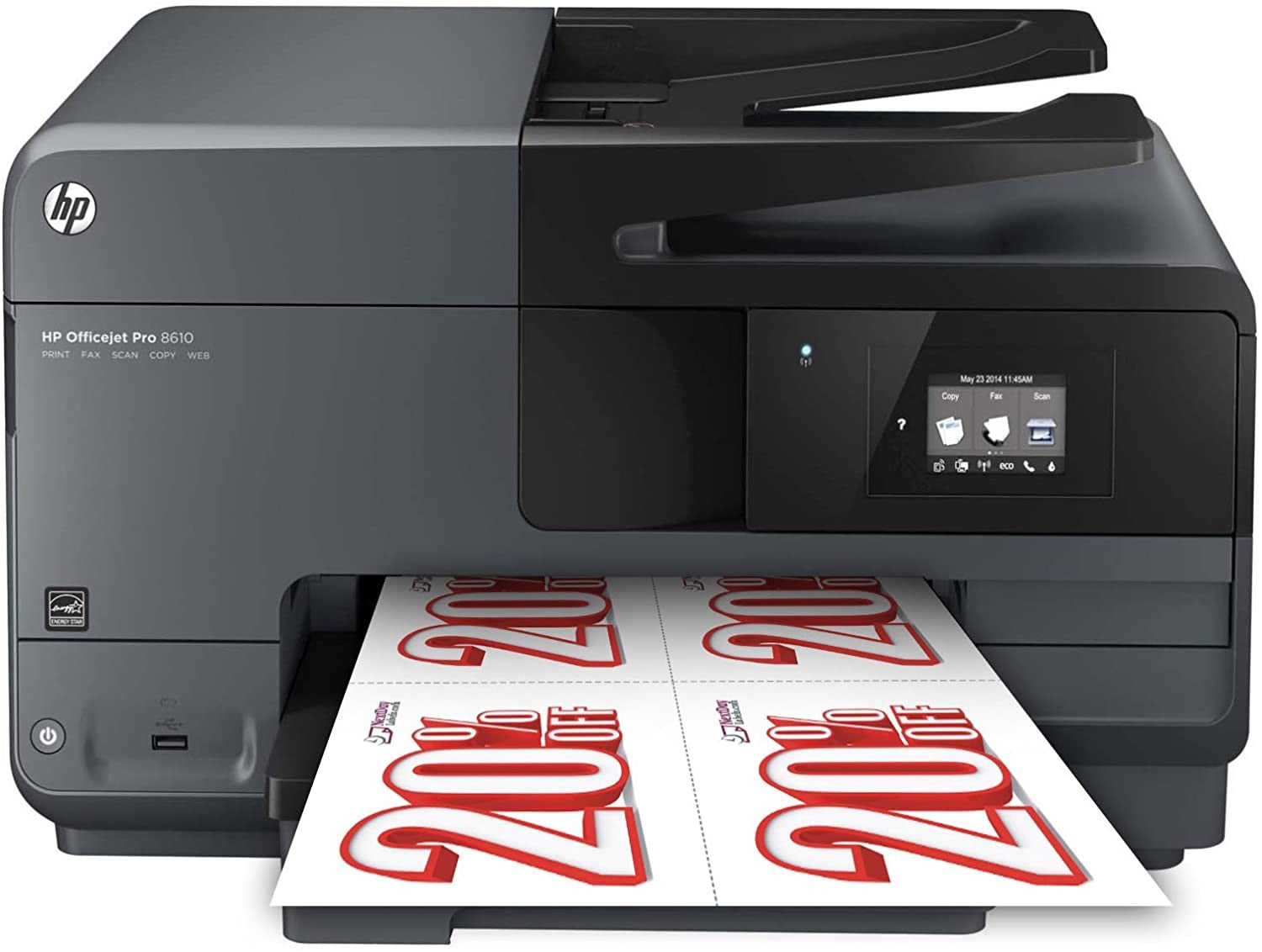 8-1/2 x 11" 100# Tag Laser Cards, 4 Up, 1 Horizontal perf & 1 Vertical Perf at the Center, White