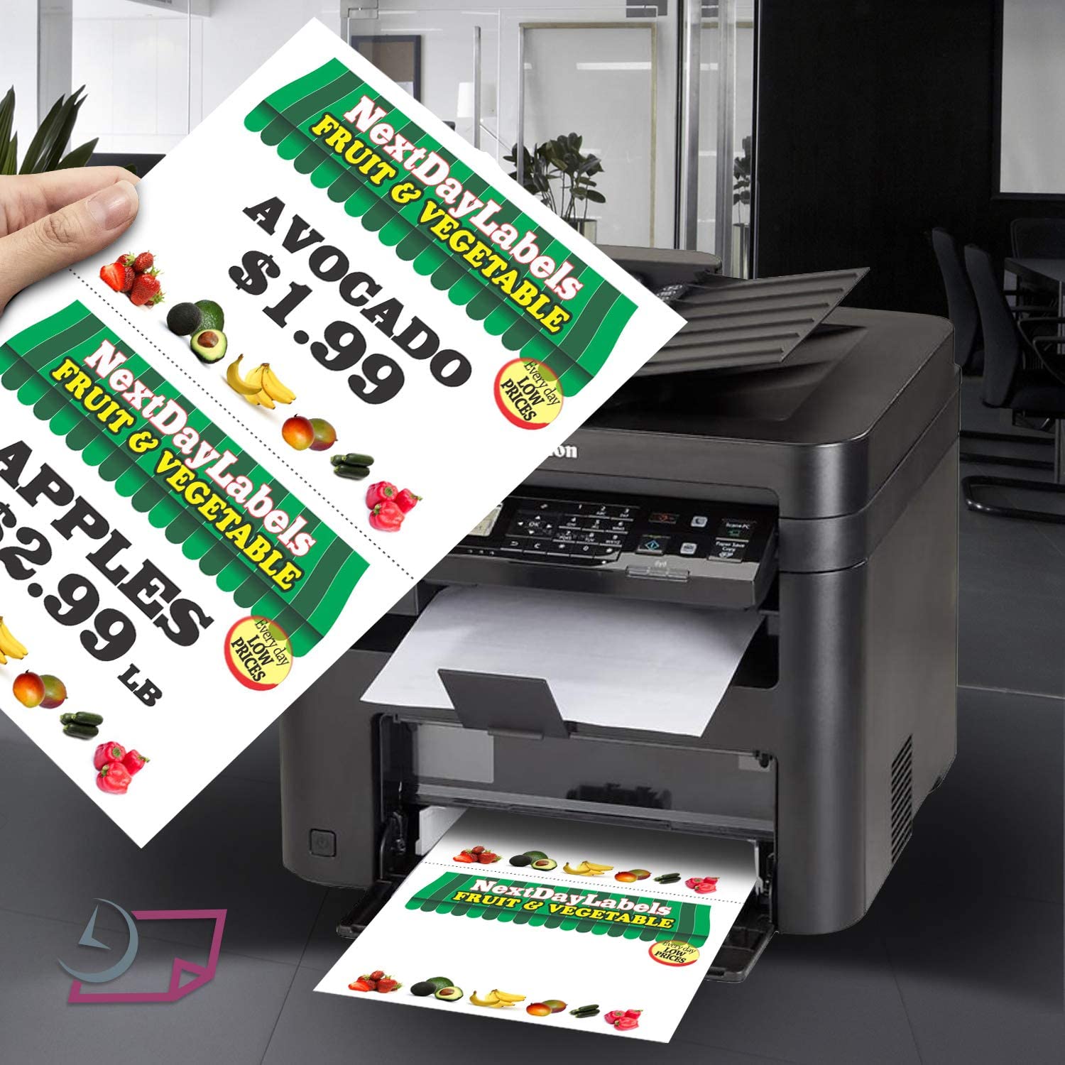 8-1/2 x 11" Laser Postcards, 8.5 x 5.5" White