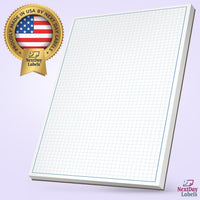 8-1/2 x 11" Quadrille Graph Paper Pad