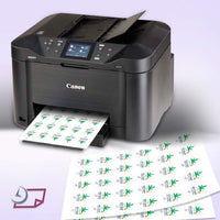 8-1/2" x 11" 30 Labels per Sheet 1.5" Round