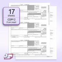 "New" 1099-NEC Forms for 2025, 4-Part  Tax Forms,  vendor kit of 25 Forms & Envelopes.