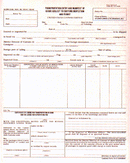 9-1/2 x 11" 6 Part Continuous Transportation Entry