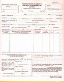 9-1/2 x 11" 8 Part Continuous Transportation Entry