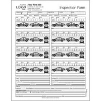 Vehicle Condition Report Form with 8 Cars