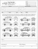 Automobile Transport Form with 4 Cars