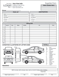 Auto Transport Bill of Lading with 1 Car Style #2