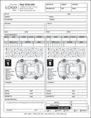 Auto Condition Form with 2 Cars, Style #1