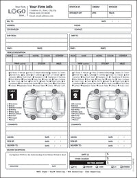 Auto Condition Form with 2 Cars, Style #1