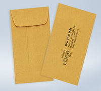 7 Coin Imprinted Envelope Brown Kraft
