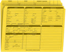 Real Estate Listing Folder, Right Panel List, Letter Size, Yellow