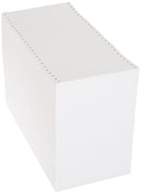 Blank Continuous Index Cards, 6" x 3", 1 Wide
