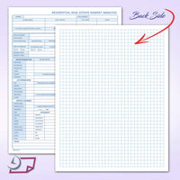 Residential Transaction and Grid Log Book, Solid Tool for Agents to Control Sales. Inspections, Reports, Contracts and Real Estate Management