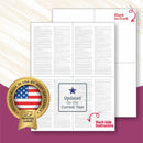 W-2 Forms 4-Up Version "Instructions on Back" for 2025