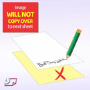 8-1/2 x 11" Plain Collated Paper, 2 Part, White & Canary, (Not Carbonless)