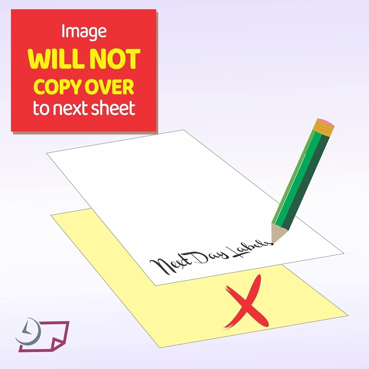 8-1/2 x 11" Plain Collated Paper, 2 Part, White & Canary, (Not Carbonless)