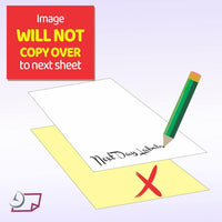 8-1/2 x 11" Plain Collated Paper, 2 Part, White & Canary, (Not Carbonless)