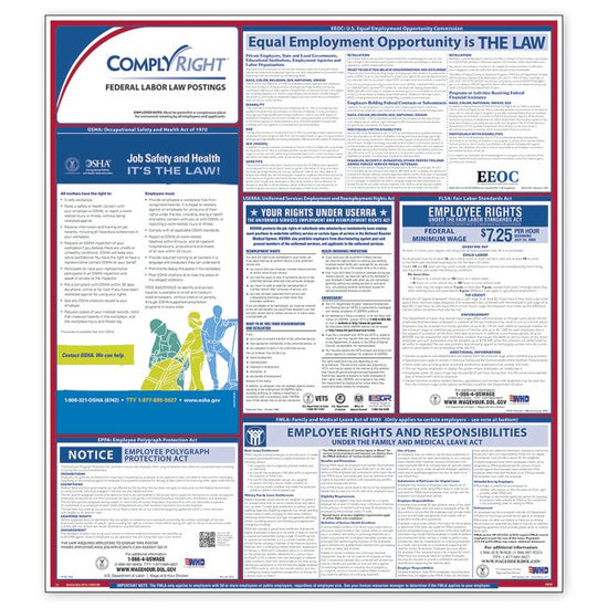 Federal Labor Law Poster