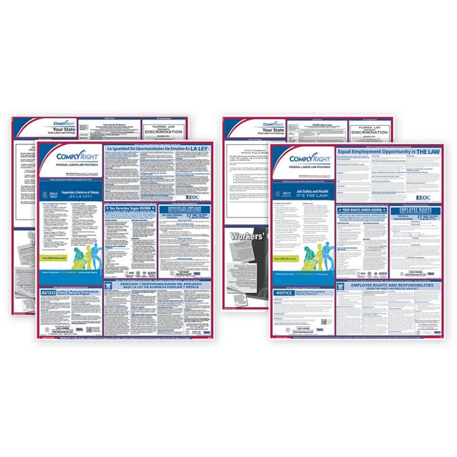 Labor Law Bilingual Federal/State Combo Posters