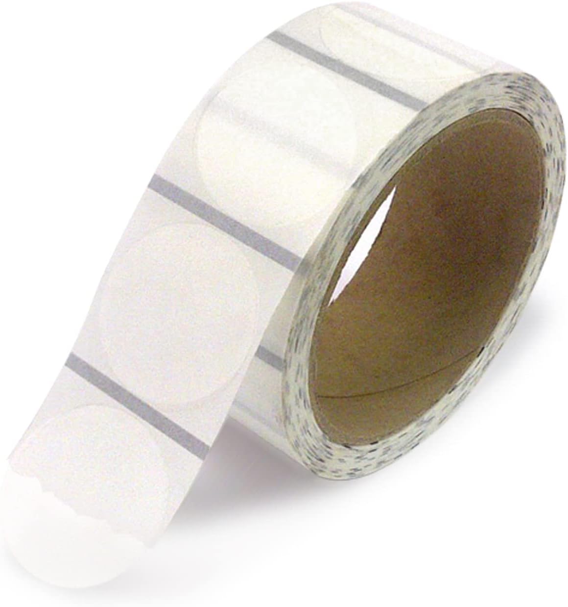 2" Round Clear Wafer Seals, Super Gloss, for Small Boxes & Envelopes