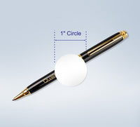 1" Round White Wafer Seals, for Small Boxes & Envelopes