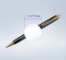 1.5" Round White Wafer Seals, for Small Boxes & Envelopes