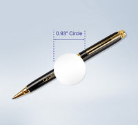 0.93" Round White Wafer Seals, for Small Boxes & Envelopes