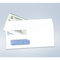 #9 Double Window Self-Seal Envelopes with Security Tint Inside. Compatible with Quickbook & other Checks
