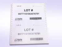 9-1/2 x 5-1/2" Continuous Inventory Forms, 15# 3 Part White, Canary & Pink, with Clean Stick Glue & Side Perfs