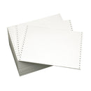 12 x8-1/2" Continuous Paper, 20# White, 1 Part