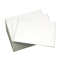 12 x8-1/2" Continuous Paper, 20# White, 1 Part