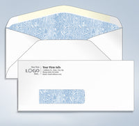 Imprinted Tinted Envelope,w/window, #10,4 1/8 x 9 1/2