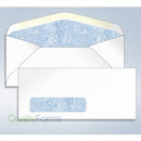 Blank Tinted Envelope,w/window, #10, 4 1/8 x 9 1/2